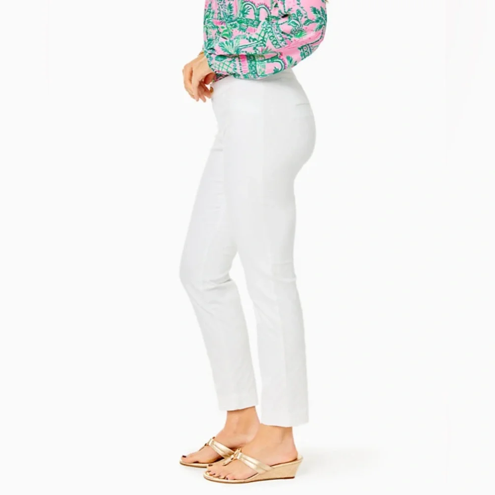Lilly Pulitzer 29” Kelly‎ Textured Ankle Length Pant - Picture 3 of 12